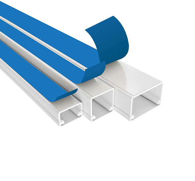 PVC Trunking with Self-Adhesive Tape