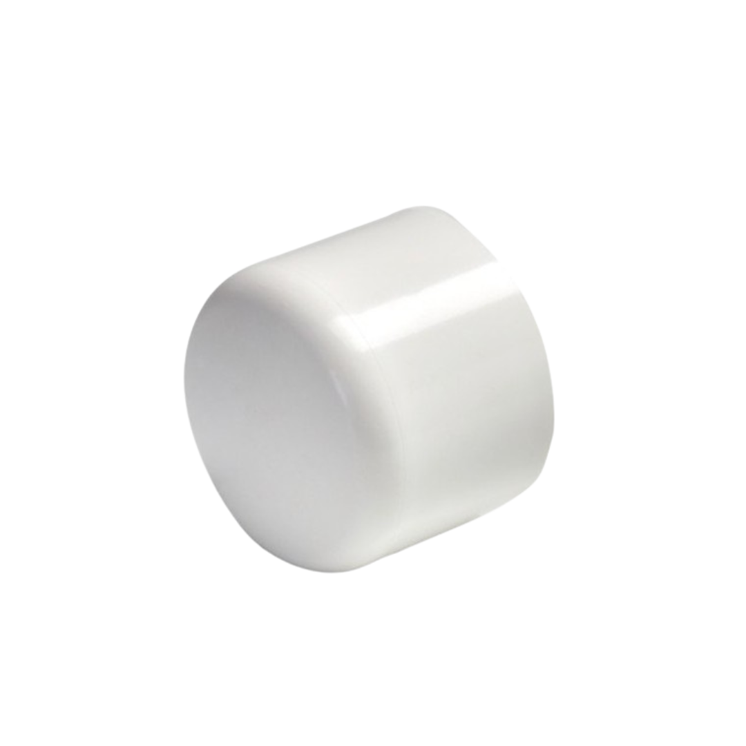 END CAP WHITE