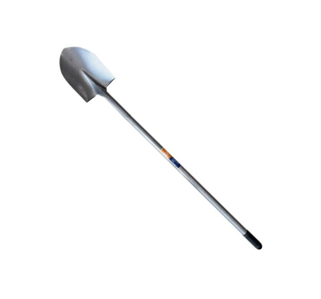 HAND SHOVEL POINT METAL HANDLE