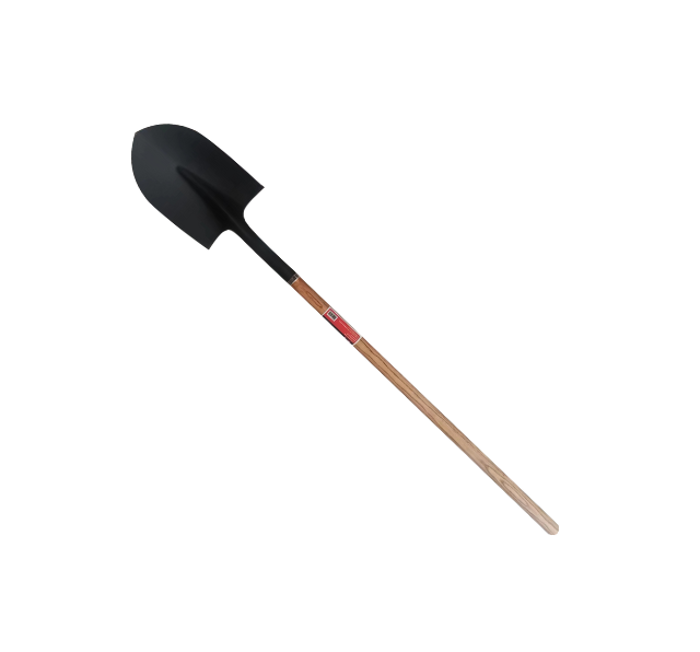 HAND SHOVEL WOODEN HANDLE POINT