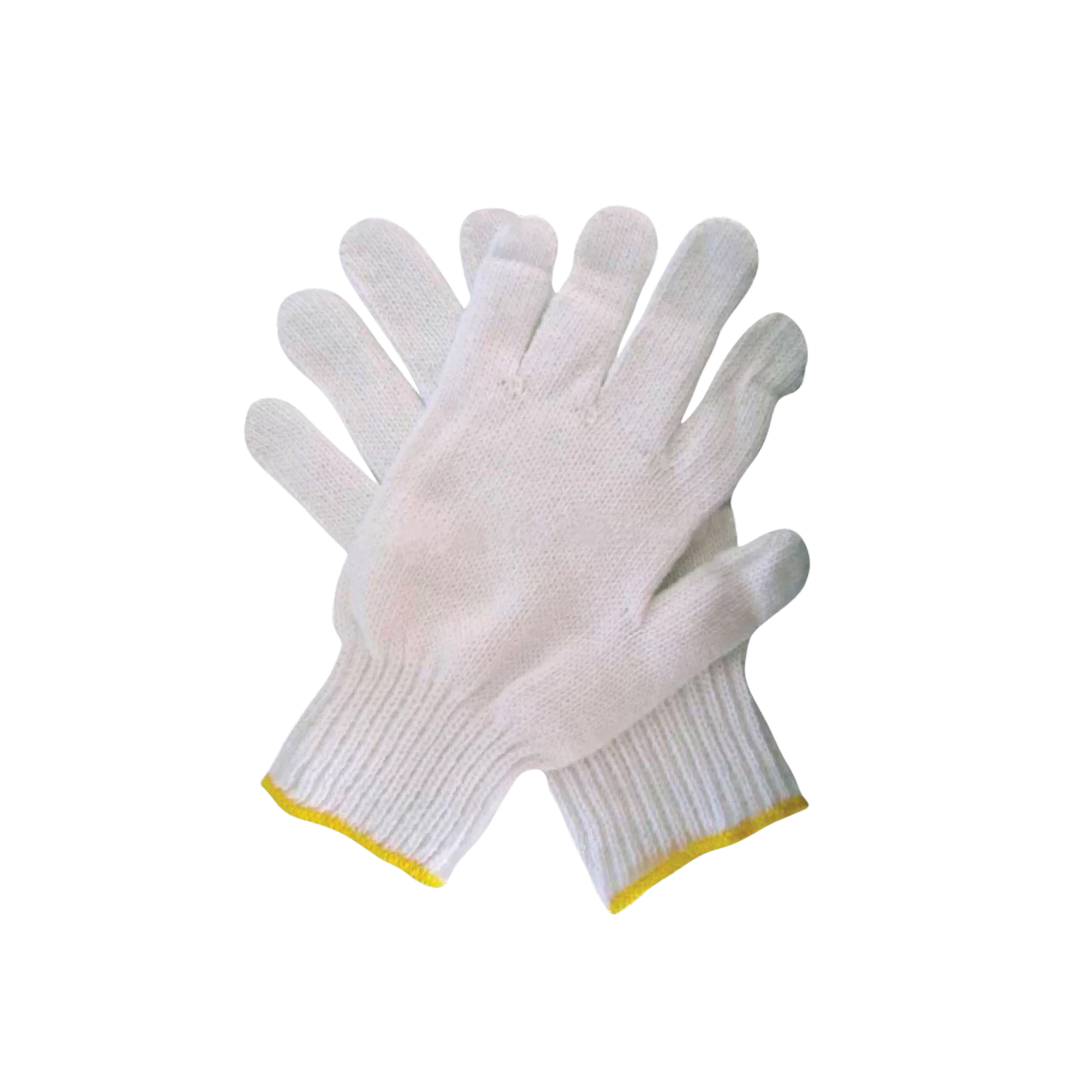 COTTON GLOVES NATURAL WHITE HD