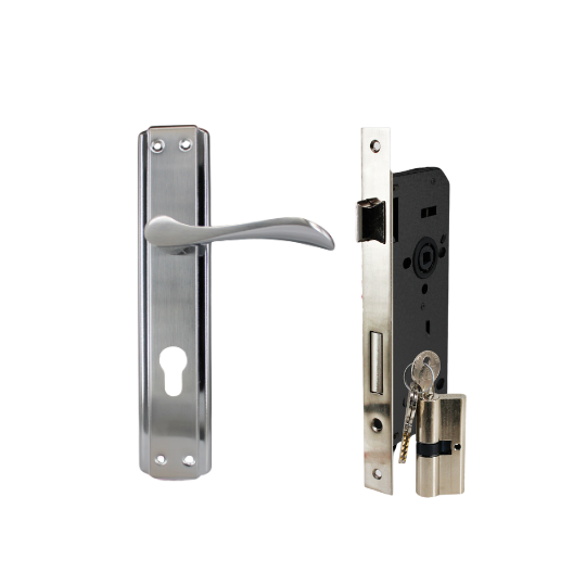 DOOR LOCK FULL SET SN/CP F/S