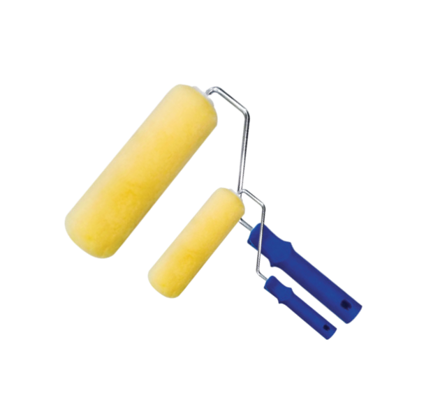 PAINT ROLLER YELLOW MOHAIR