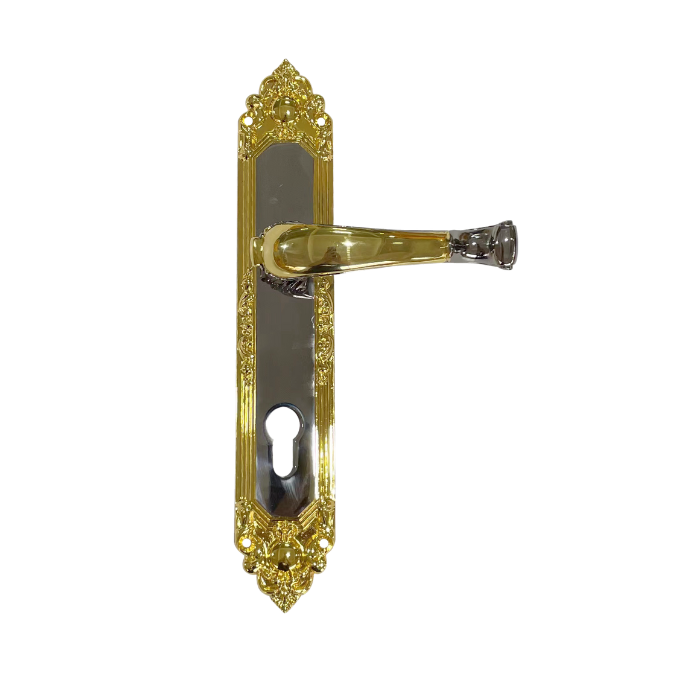 DOOR LOCK HANDLE BN/GP