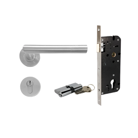 DOOR LOCK FULLSET ROSETTE F/S