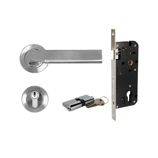 DOOR LOCK FULLSET ROSETTE F/S