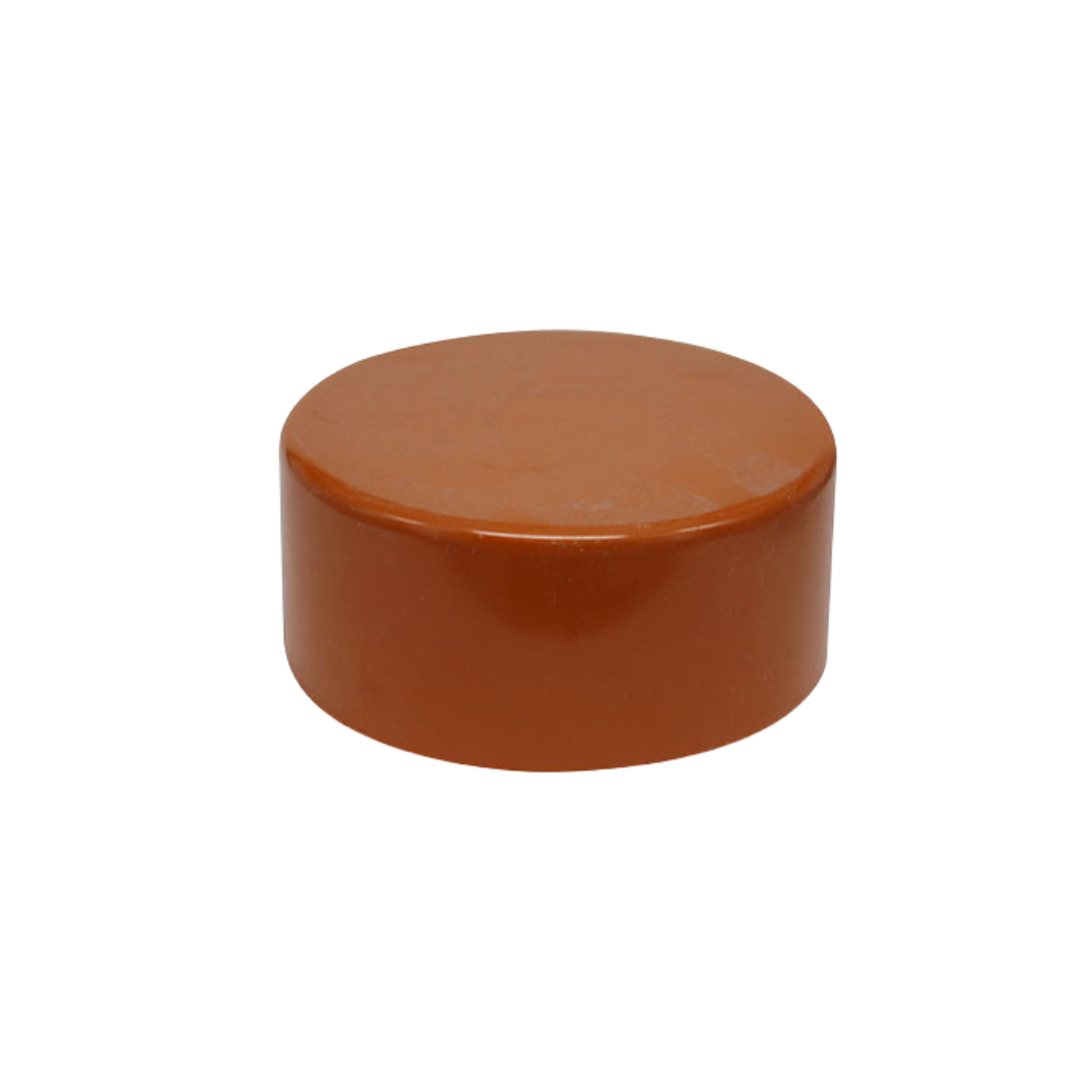 END CAP W/O THREAD RED