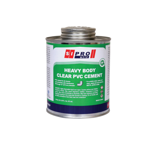 PVC GLUE HEAVY BODY CLEAR